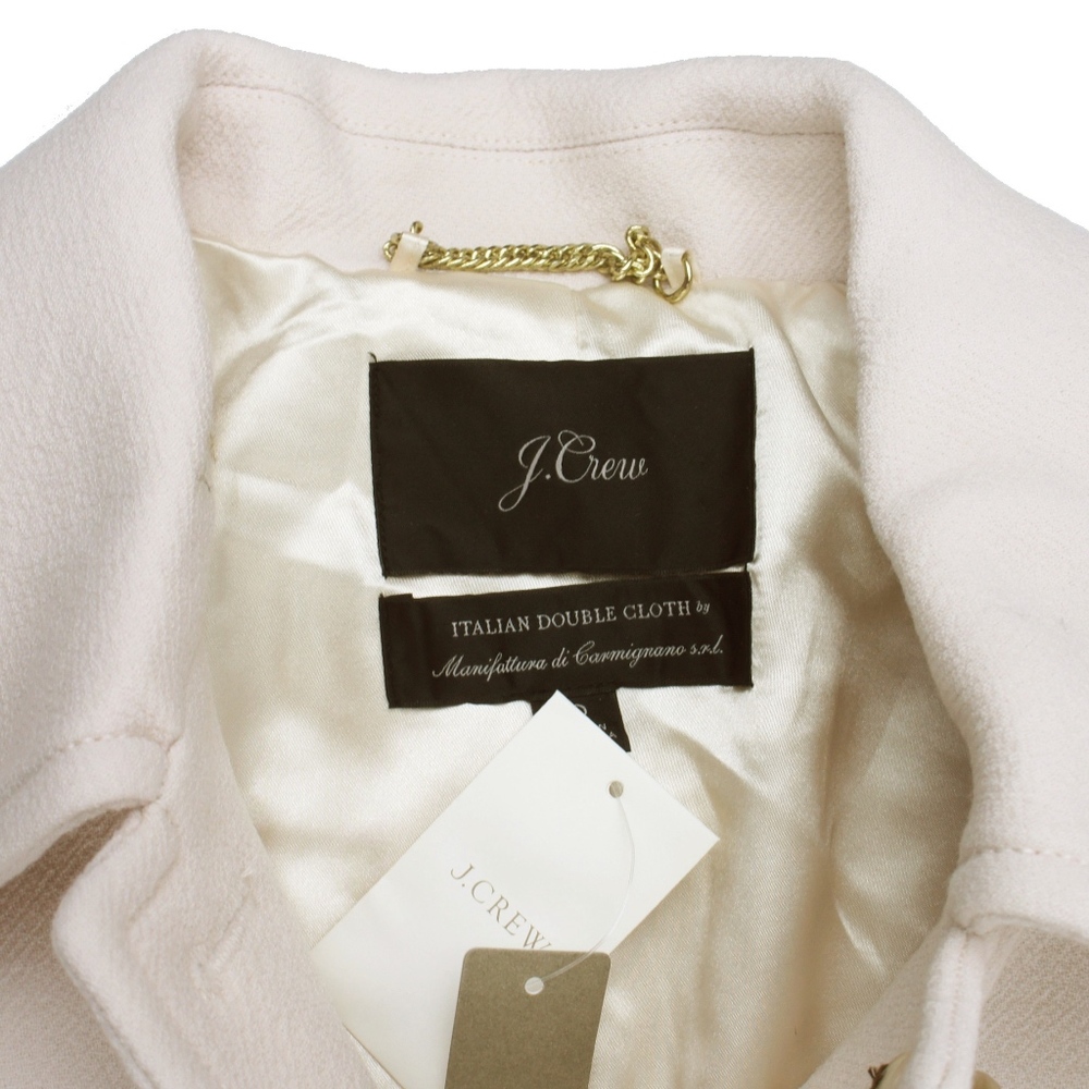 New JCREW Classic Lady Day Coat Double-Cloth Wool - Picture 4 of 4